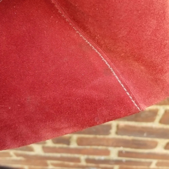 Cole‎ Haan gathered  suede satchel - Picture 7 of 11